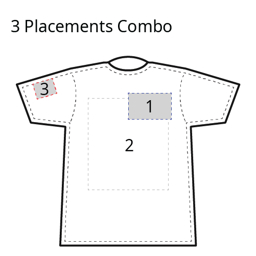 Personalized T-shirt Pack – 5 pcs