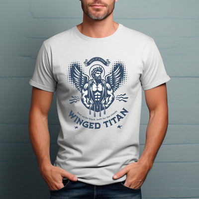 Tshirt Spirit of Greece Winged Titan Born for the Block, Build for the Clouds