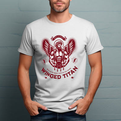 Tshirt Spirit of Greece Winged Titan Born for the Block, Build for the Clouds