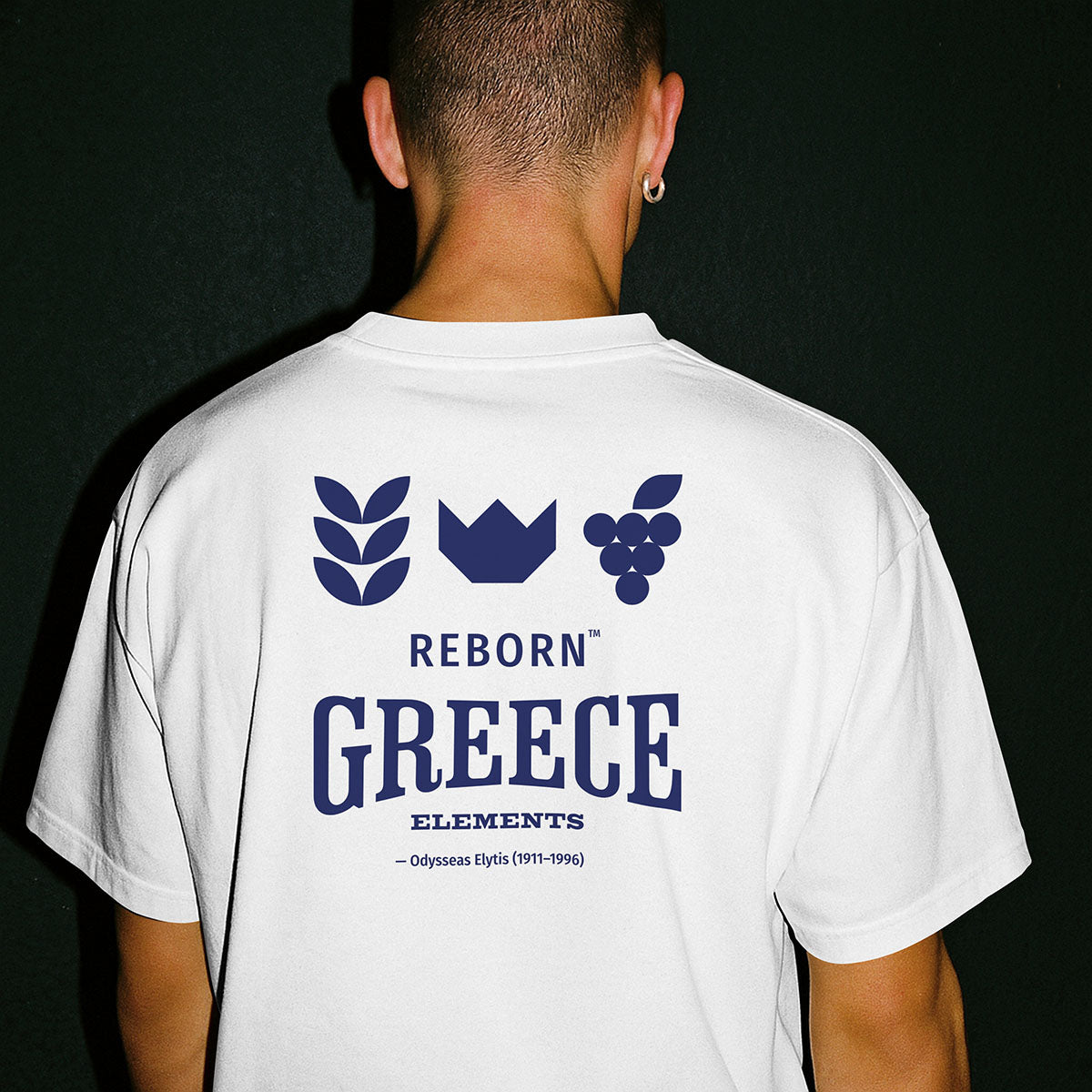 T-shirt "Greece Reborn Elements" – Inspired by Odysseas Elytis