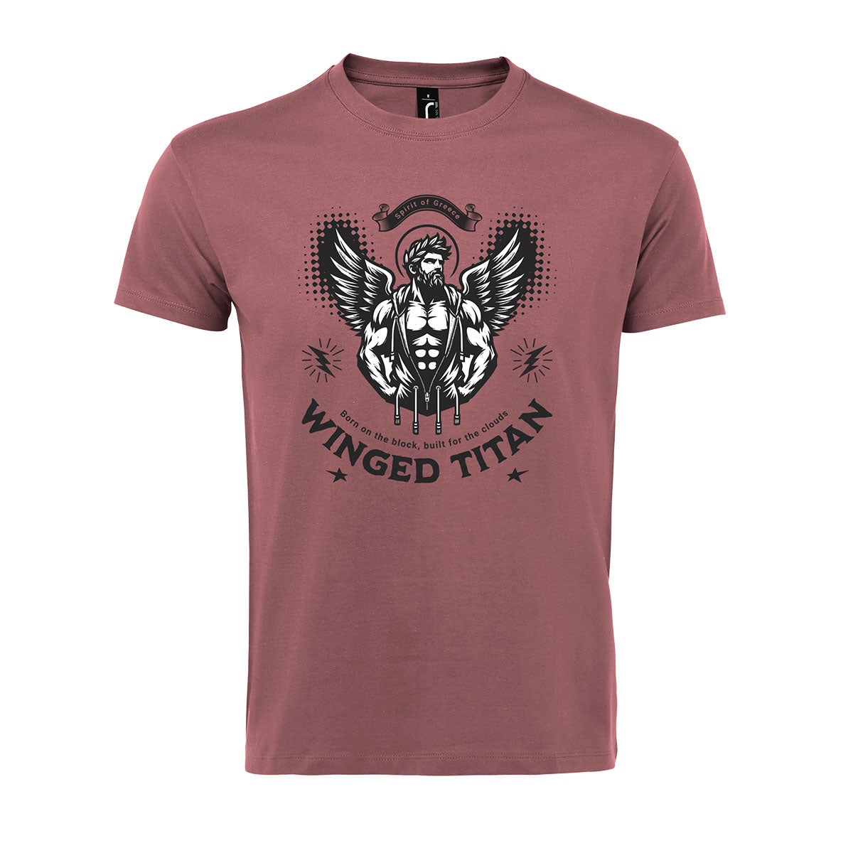 Tshirt Spirit of Greece Winged Titan Born for the Block, Build for the Clouds